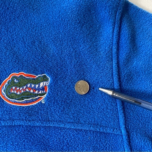 Columbia Men’s Flordia Gators Large Blue Fleece Full Zip Jacket - Picture 7 of 7